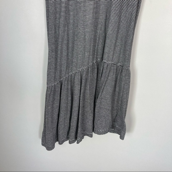 WILT Striped Asymmetric Drop Torso Tee Shirt Dress - Picture 7 of 10